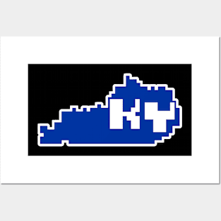 Kentucky 8-bit Pixels Posters and Art